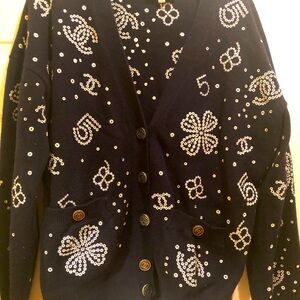 Chanel sweater.